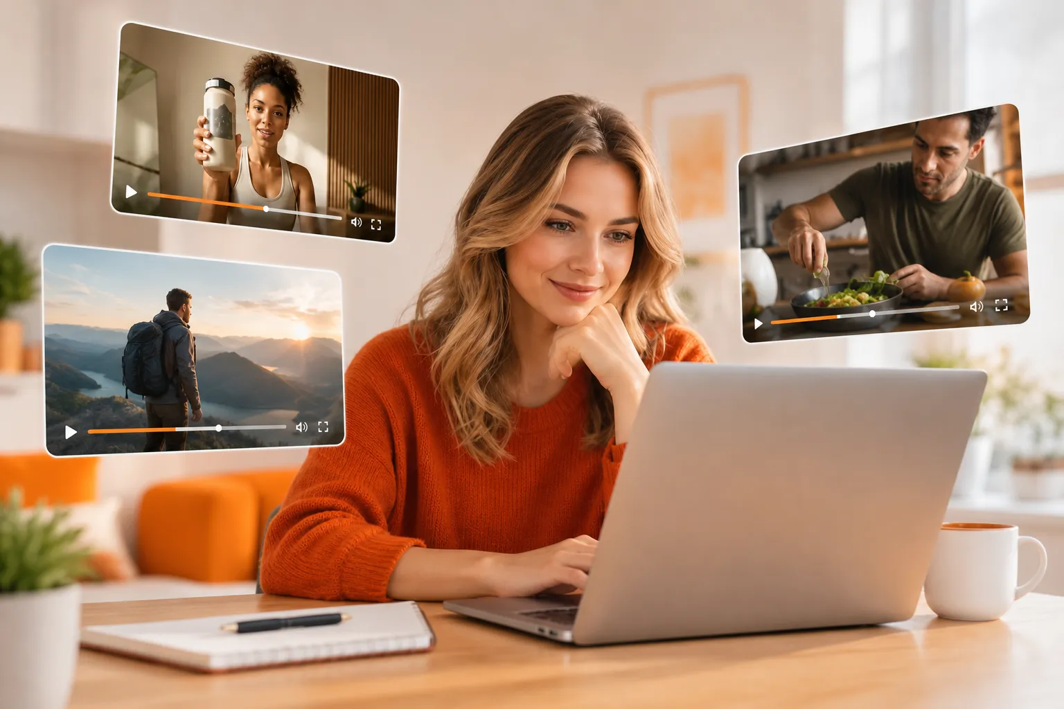 AI video drafts for testing an ad hook