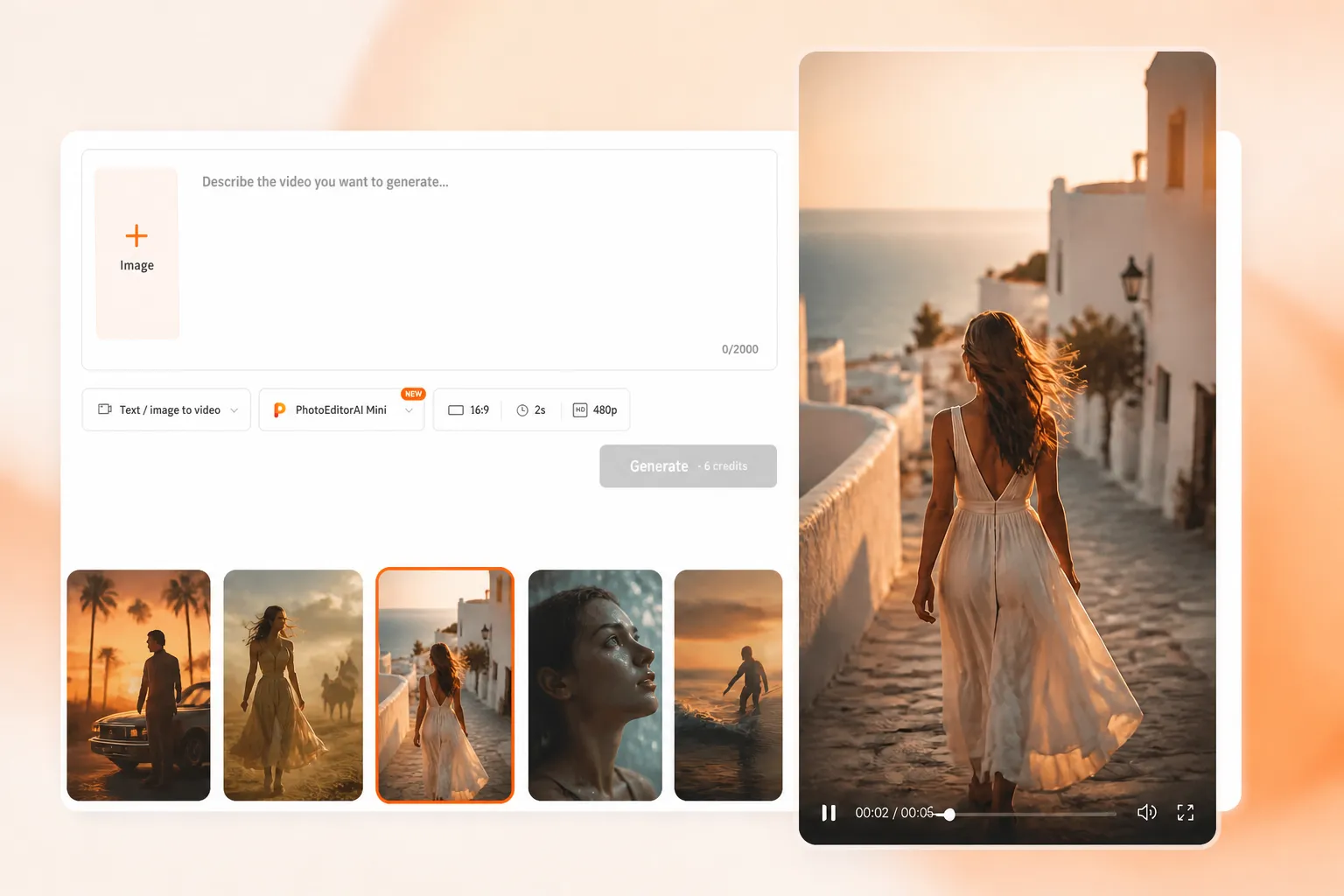 AI-generated vertical social concept