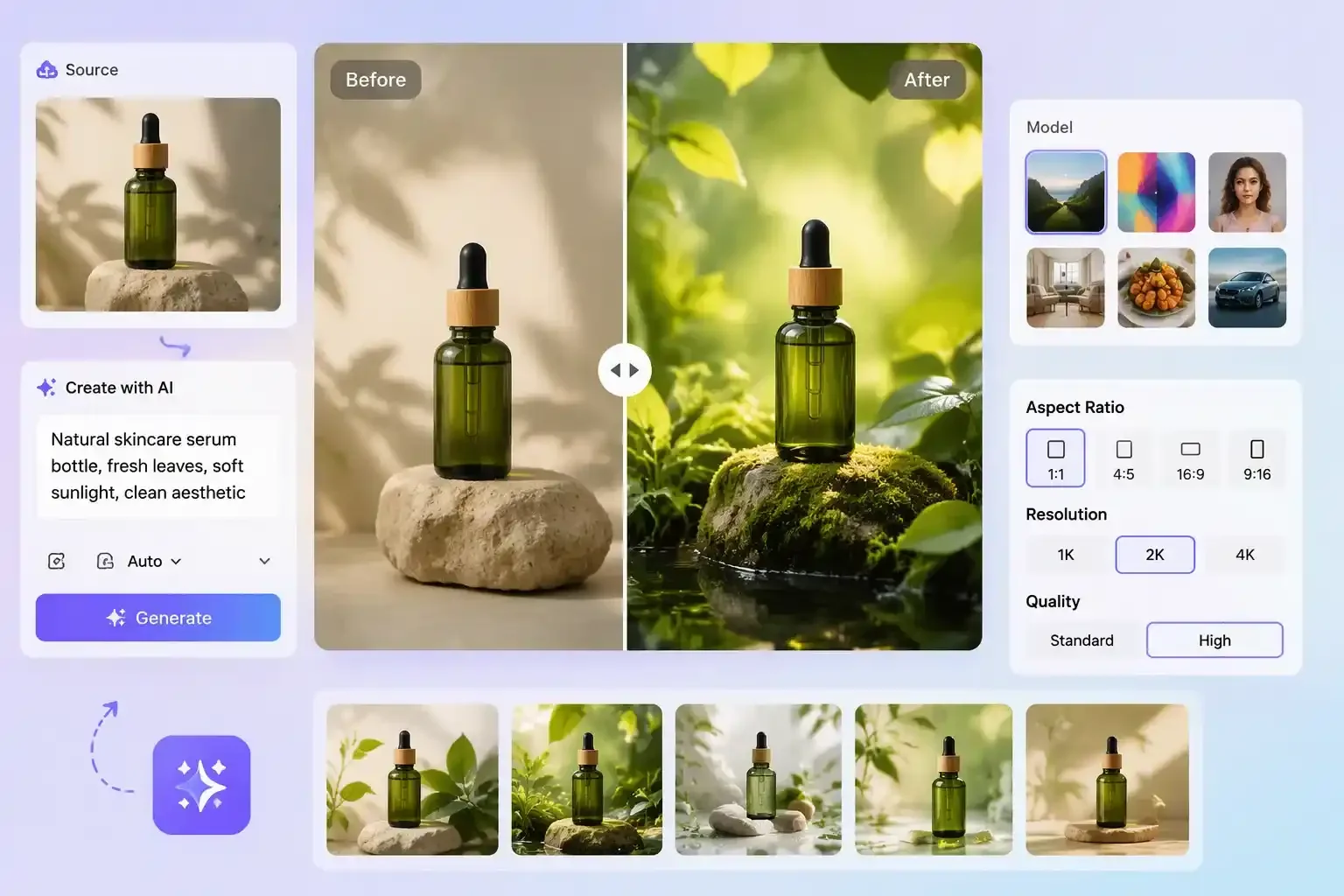 KI-Bildbearbeitung als EzCreate-Alternative zur Erstellung von Produktbildern