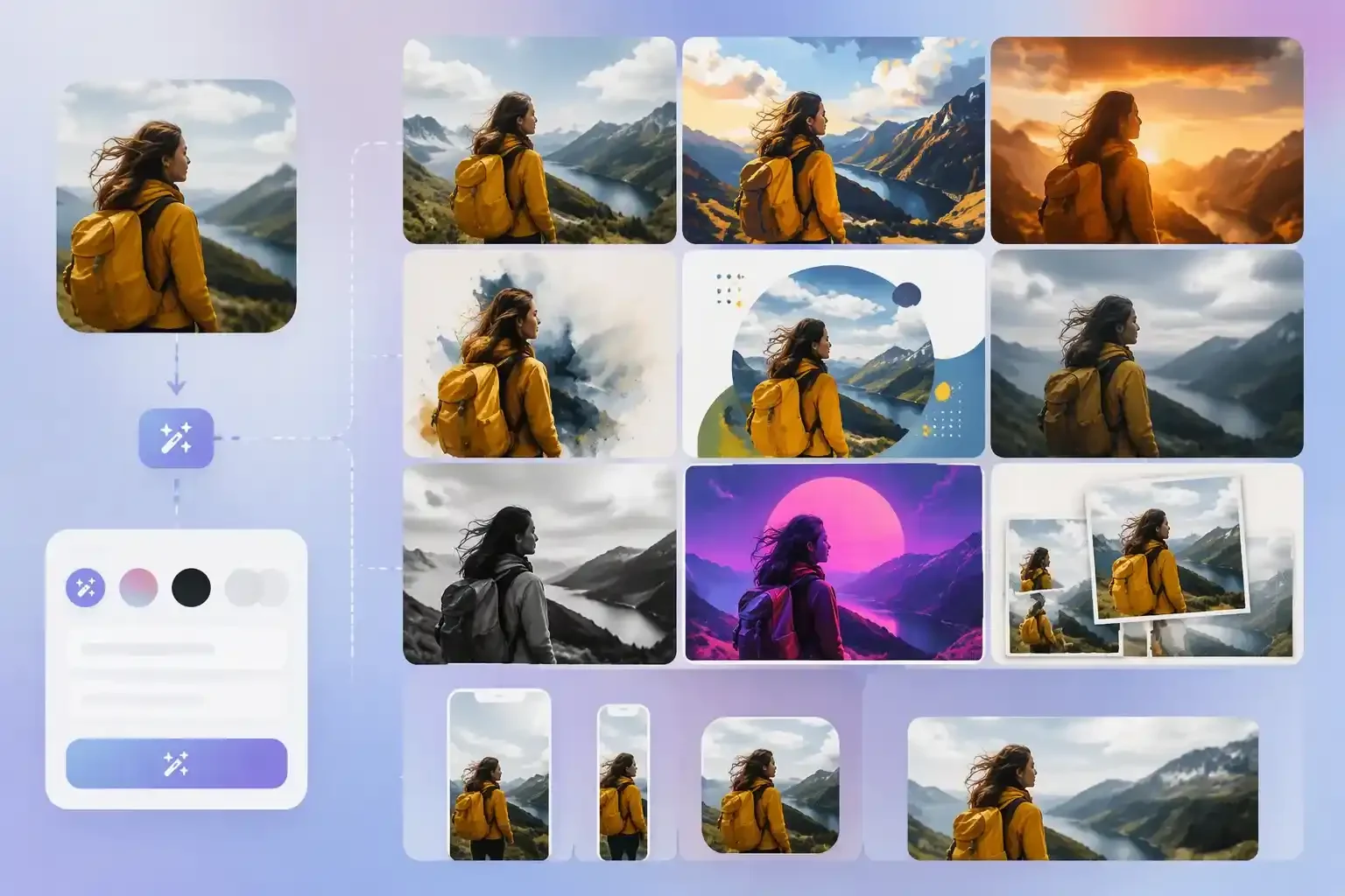 EzCreate-Alternative zur Umwandlung von Fotos in verschiedene Kunststile