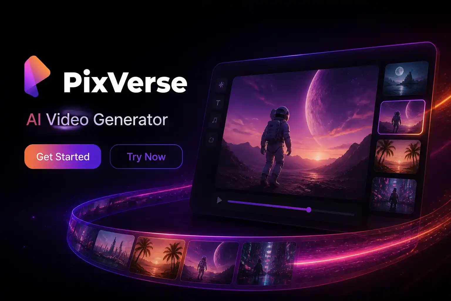 PixVerse AI video generator interface
