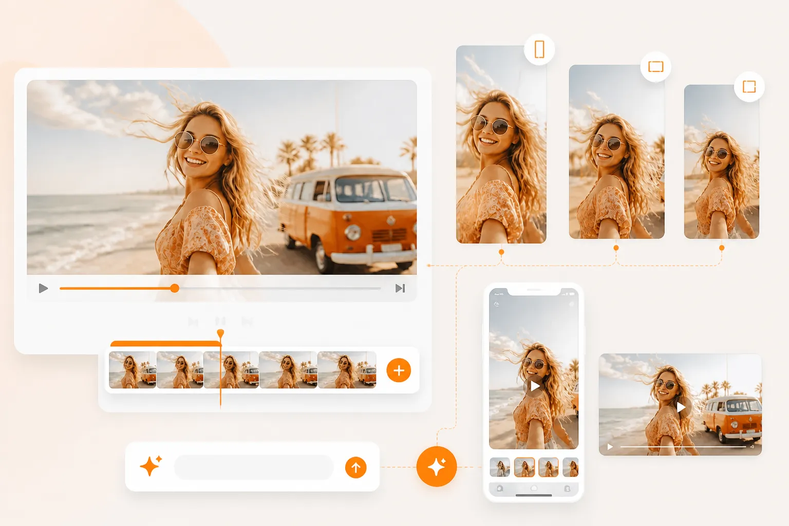 Vertical social video variations
